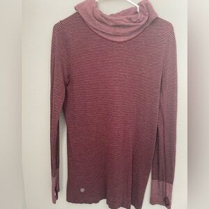 Athleta High Trail Cowl Neck Long sleeve Top
